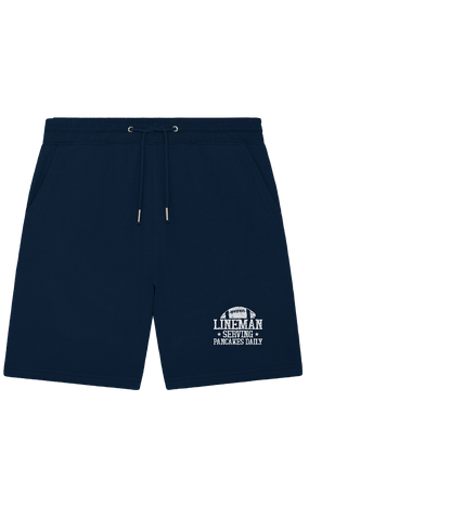 Lineman Serving Pancakes - Organic Jogger Shorts