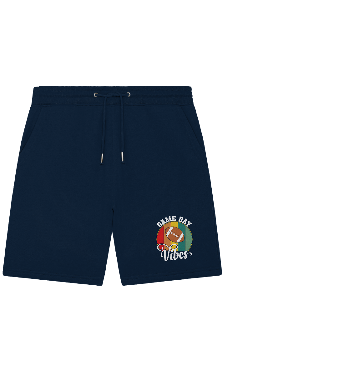 Game Day Vibes White - Organic Jogger Shorts
