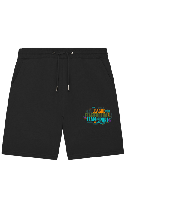 Flag Football Word Bubble - Organic Jogger Shorts