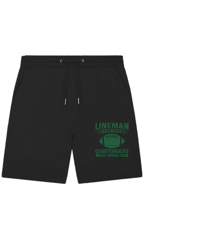 Lineman Heroes Green - Organic Jogger Shorts