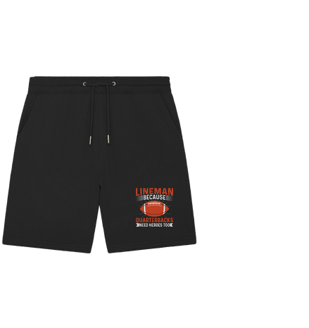 Lineman Quarterback Heroes - Organic Jogger Shorts