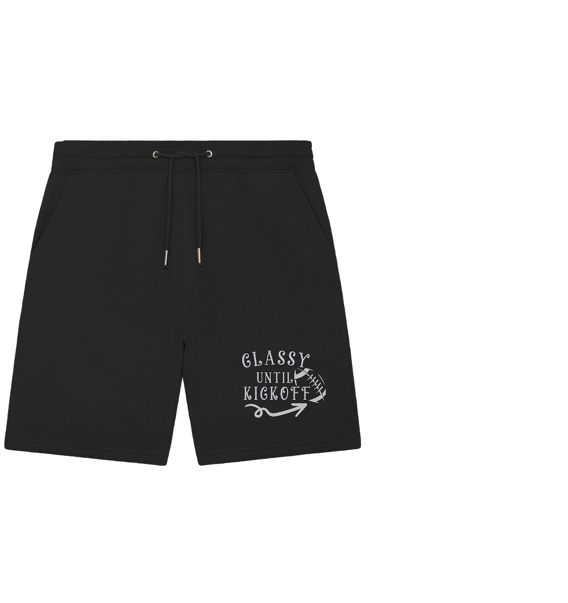 Glassy until Kick Off  - Organic Jogger Shorts