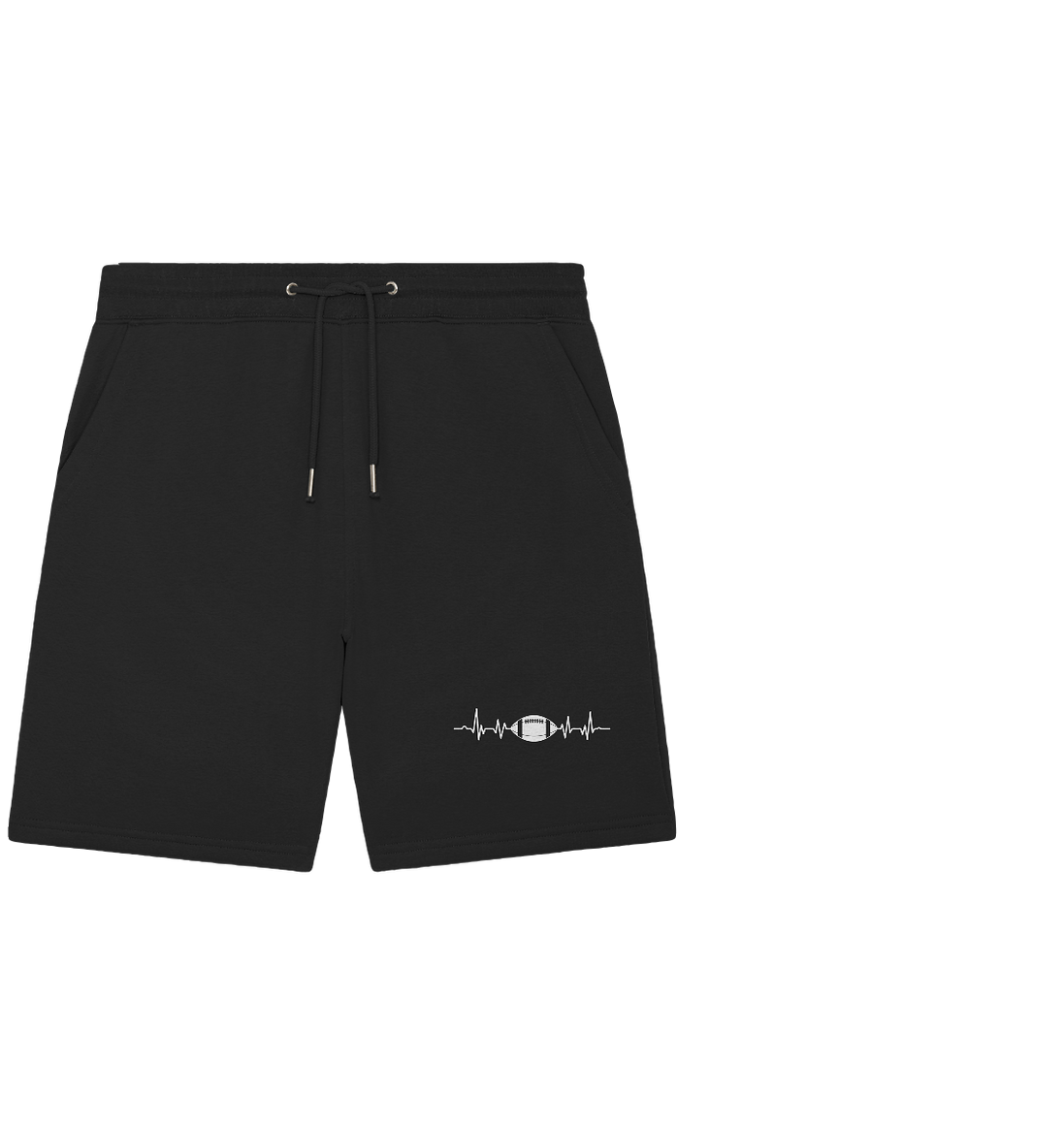 Football Heartbeat - Organic Jogger Shorts