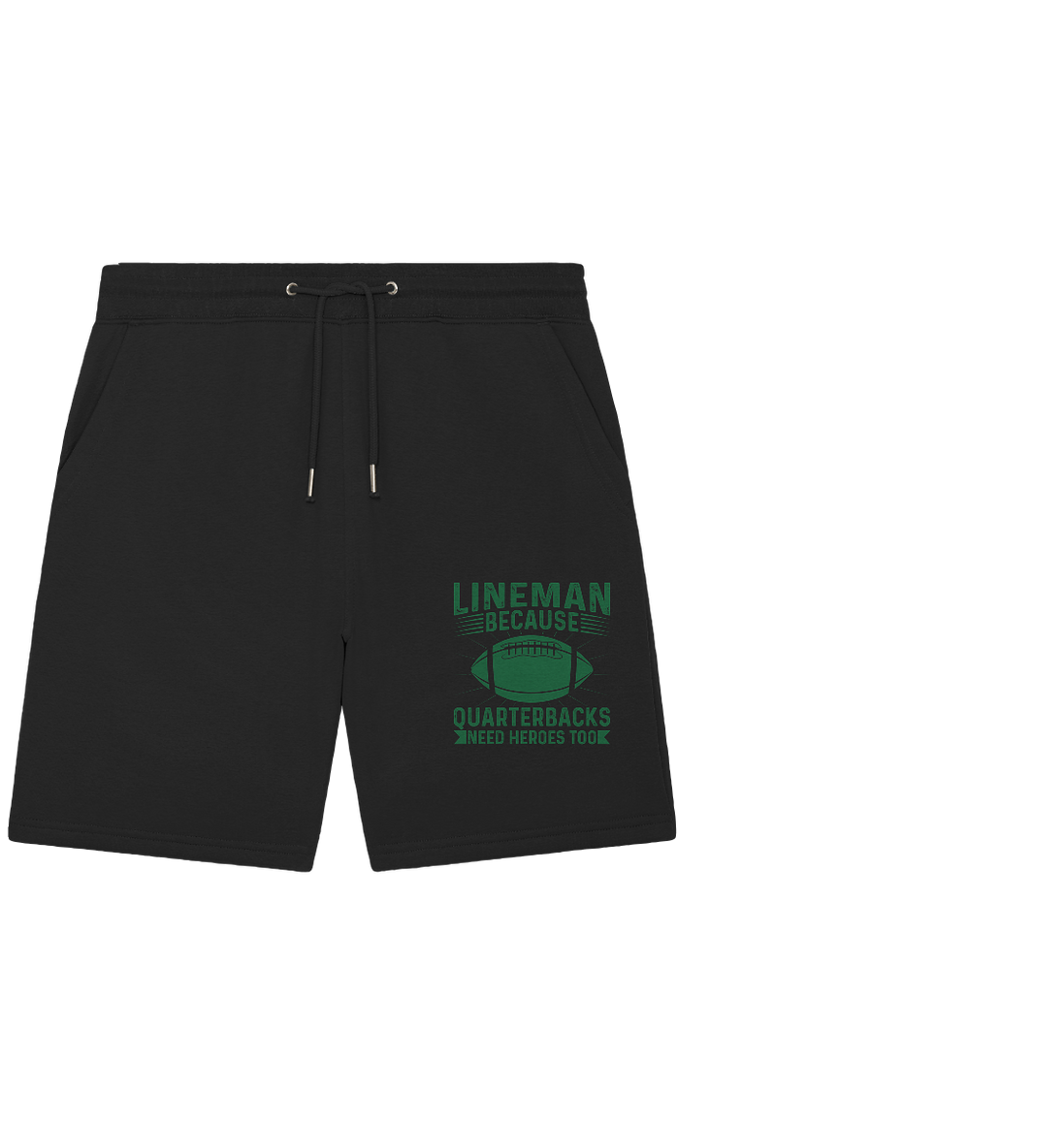 Lineman Heroes Green - Organic Jogger Shorts
