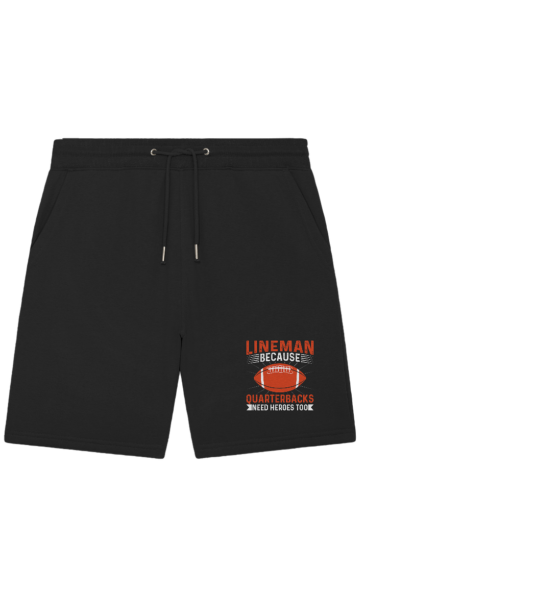 Lineman Quarterback Heroes - Organic Jogger Shorts