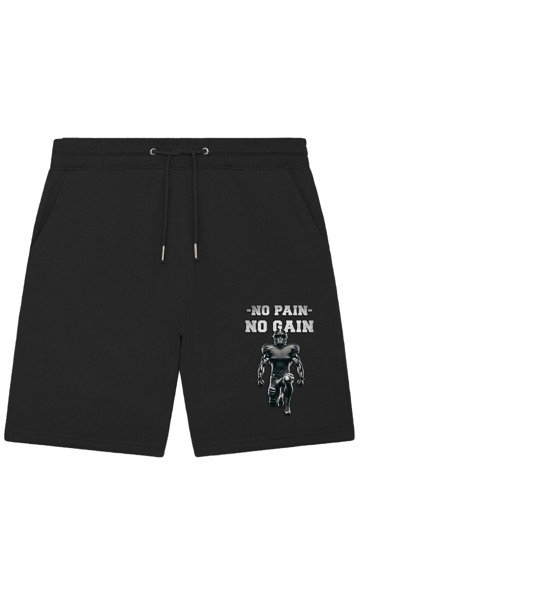 No Pain No Gain Metal  - Organic Jogger Shorts