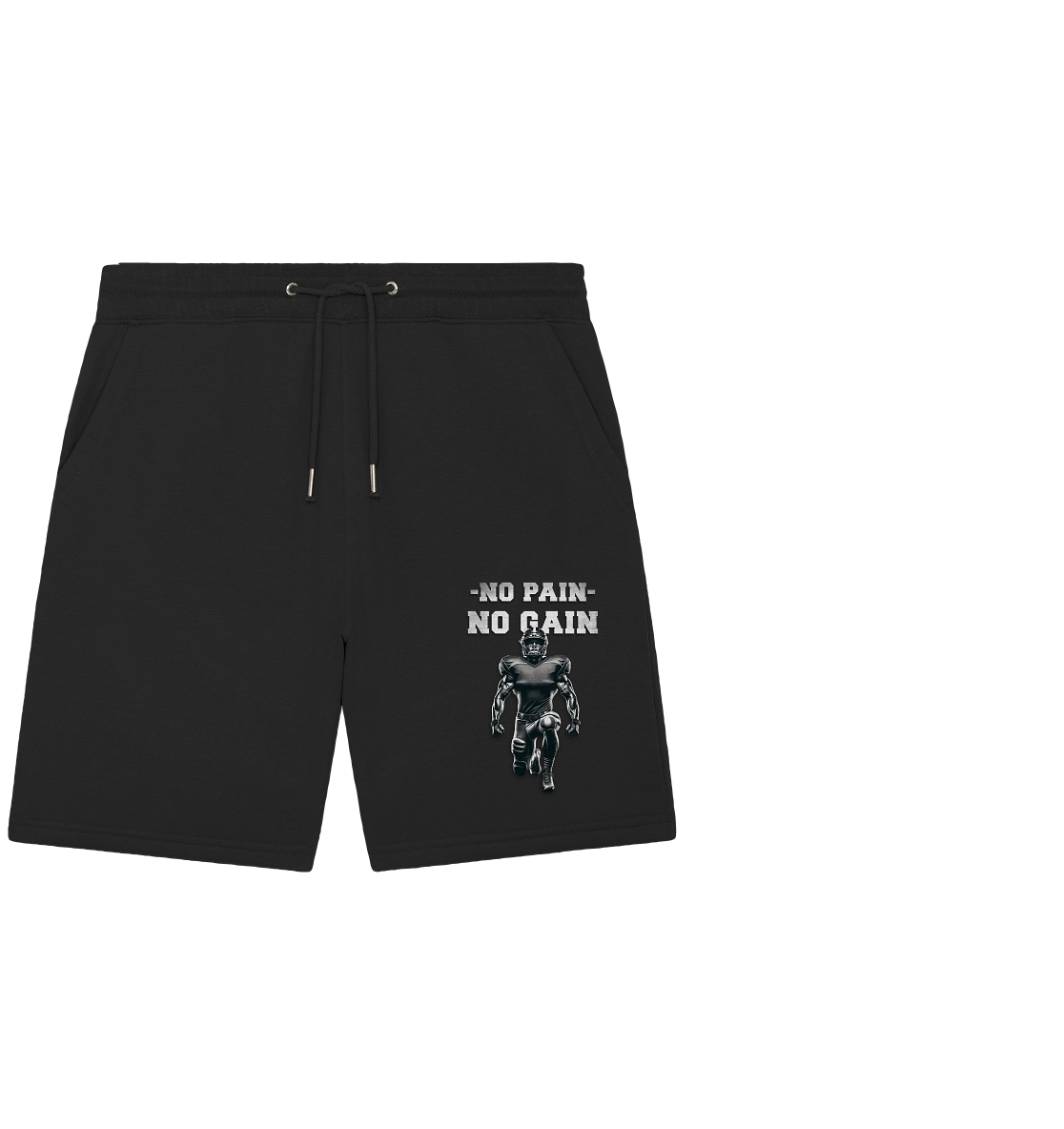 No Pain No Gain Metal  - Organic Jogger Shorts