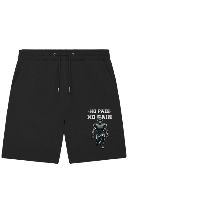 No Pain No Gain Metal  - Organic Jogger Shorts