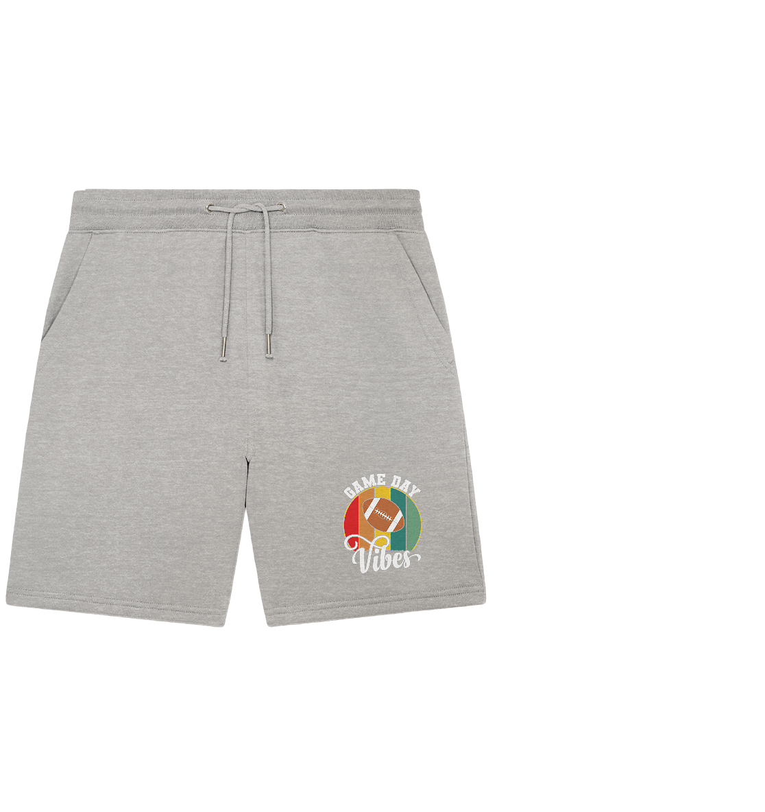 Game Day Vibes White - Organic Jogger Shorts