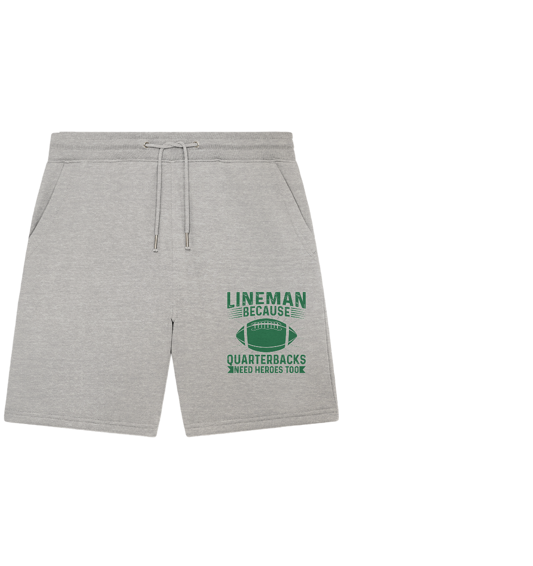 Lineman Heroes Green - Organic Jogger Shorts