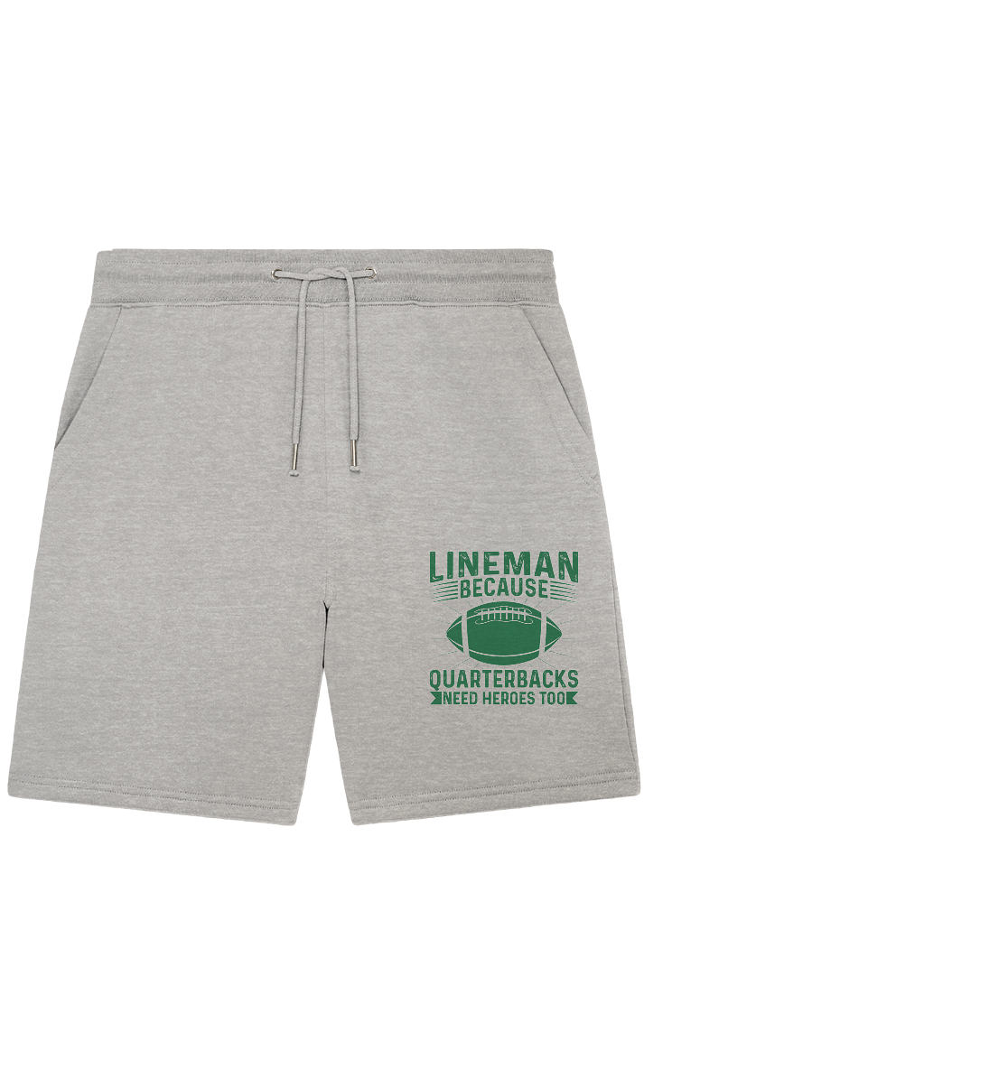 Lineman Heroes Green - Organic Jogger Shorts