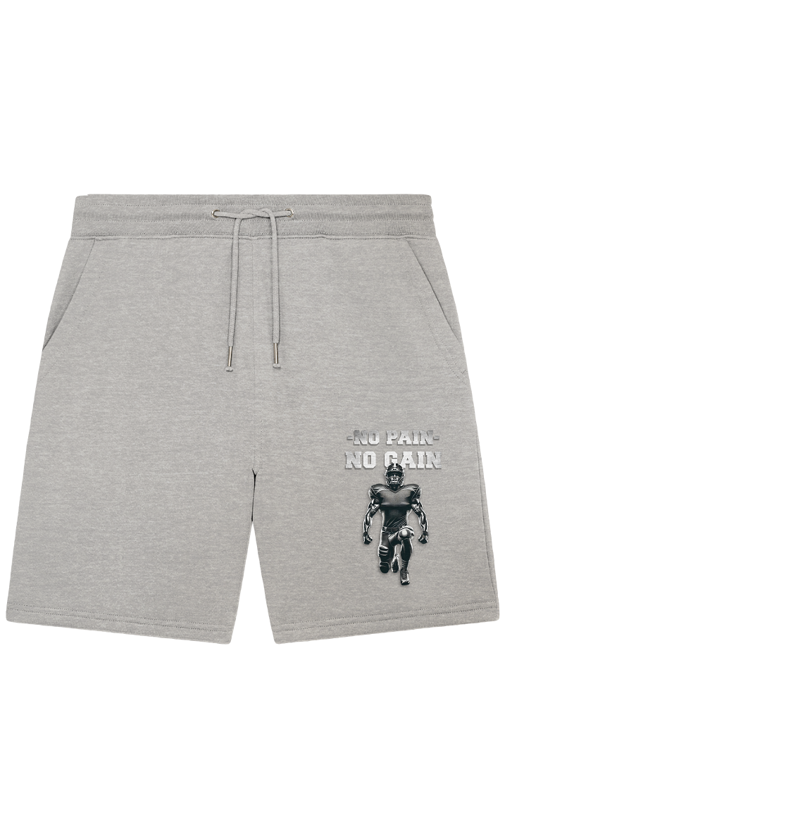 No Pain No Gain Metal  - Organic Jogger Shorts