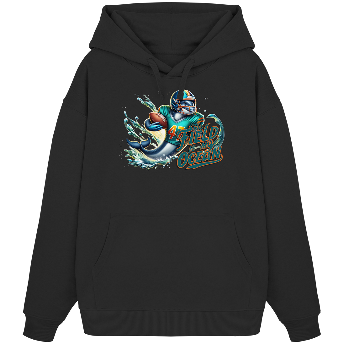 The Field is my Ocean - Organic Oversize Hoodie