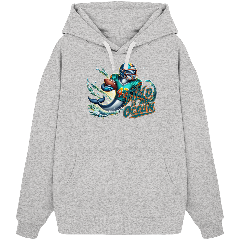 The Field is my Ocean - Organic Oversize Hoodie
