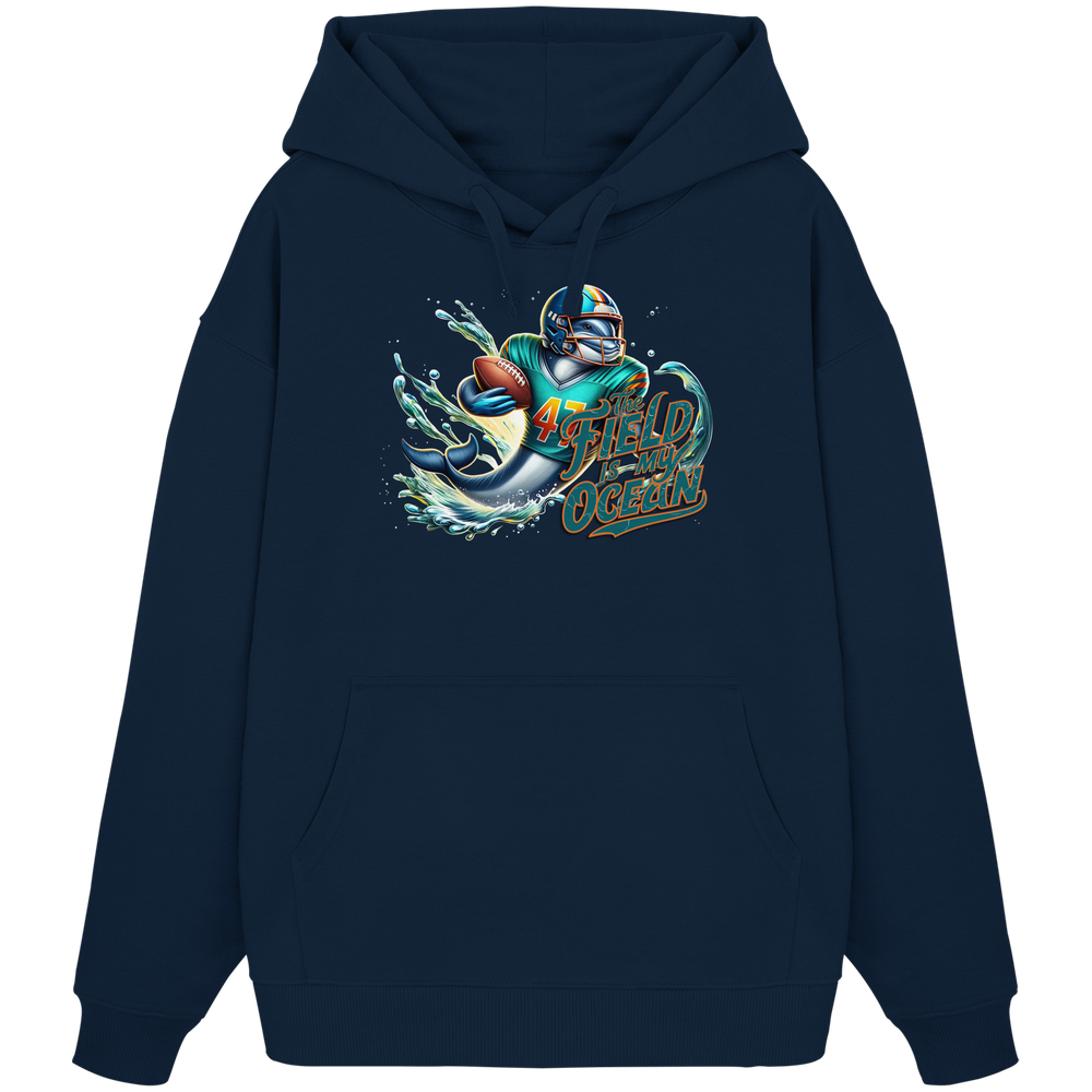 The Field is my Ocean - Organic Oversize Hoodie