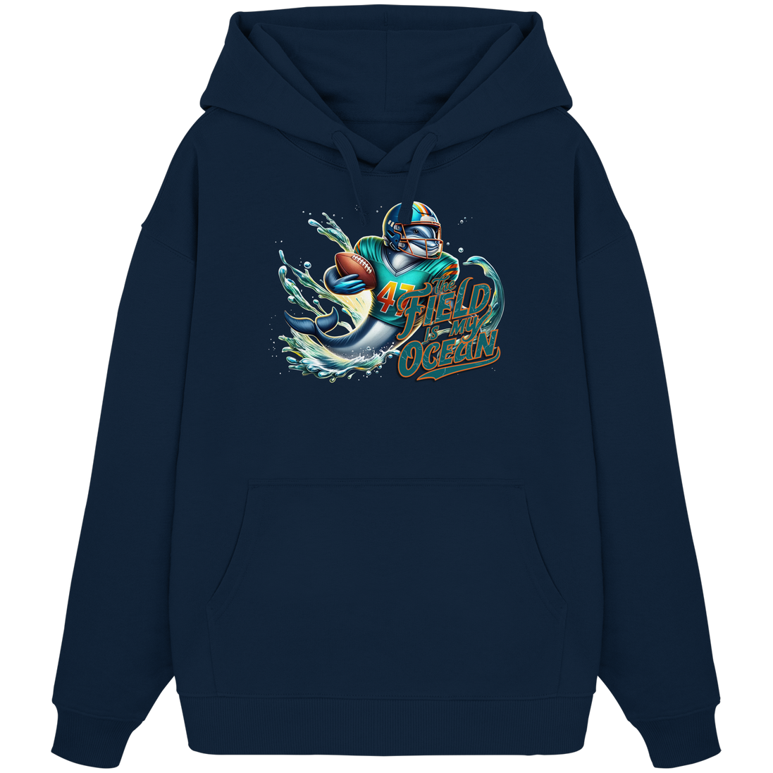 The Field is my Ocean - Organic Oversize Hoodie