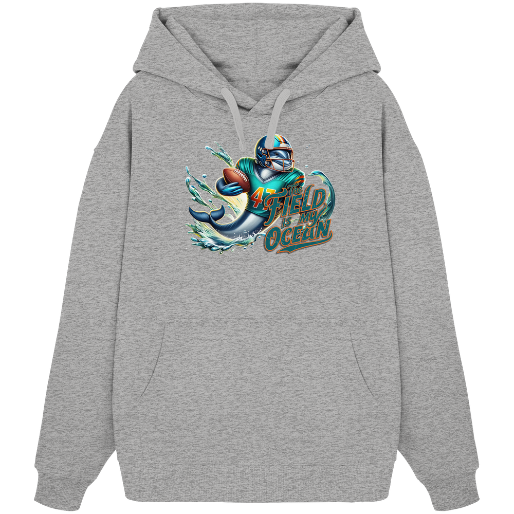 The Field is my Ocean - Organic Oversize Hoodie