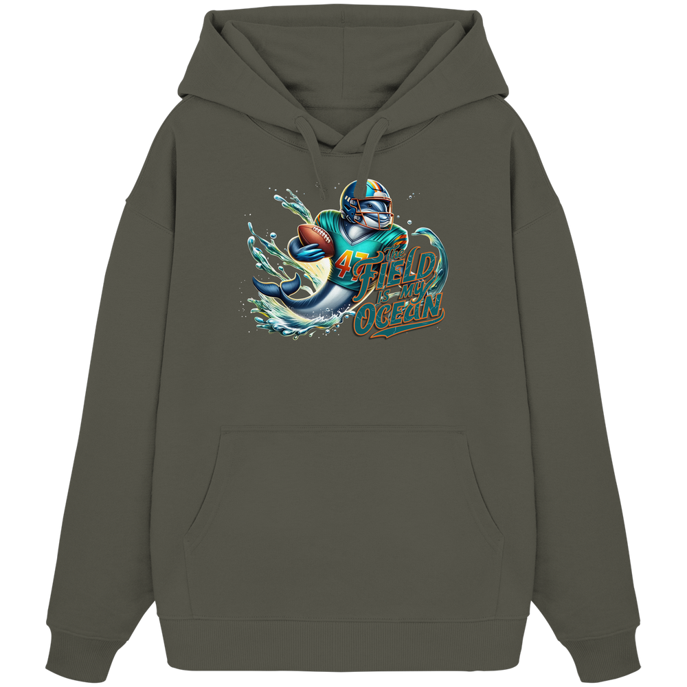 The Field is my Ocean - Organic Oversize Hoodie