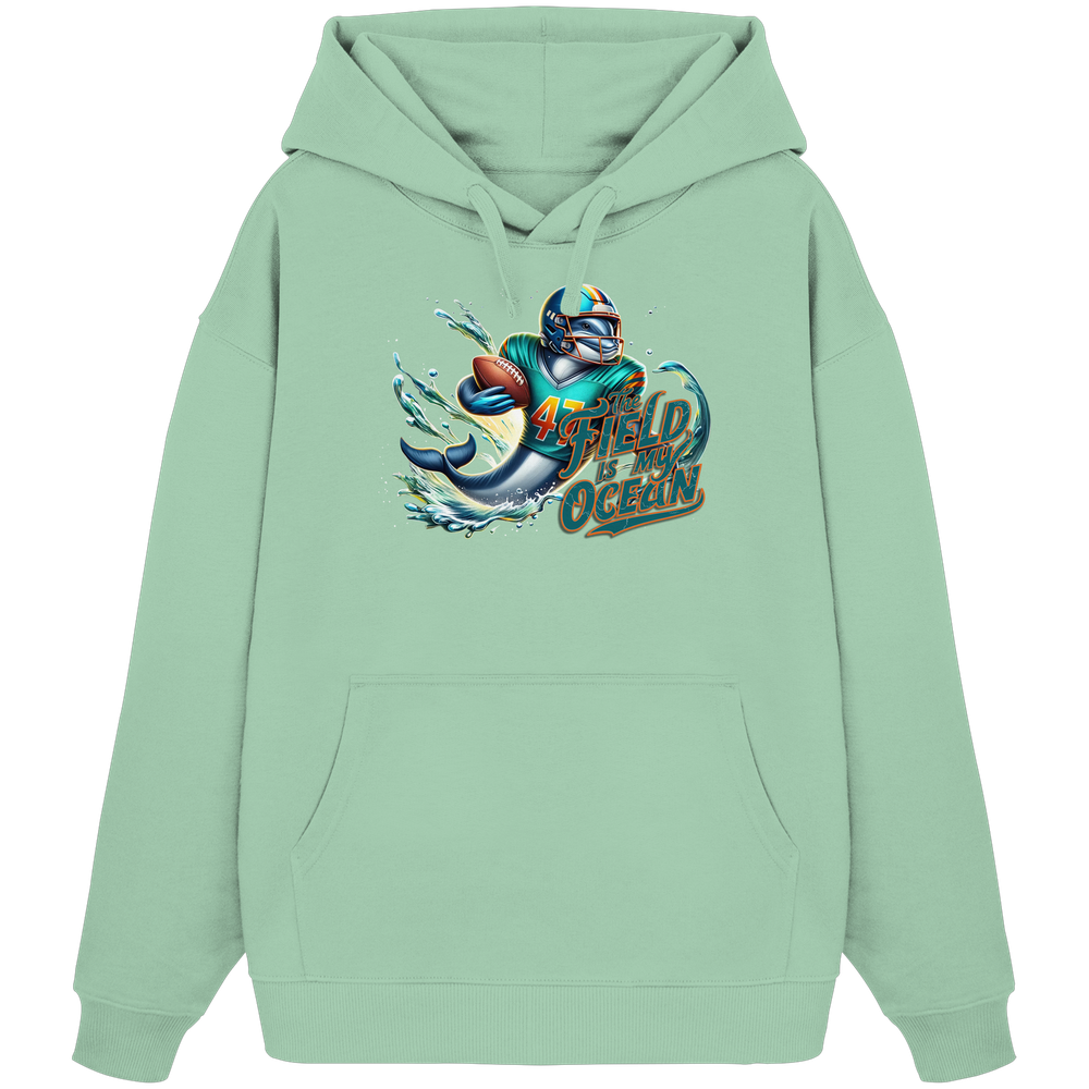 The Field is my Ocean - Organic Oversize Hoodie