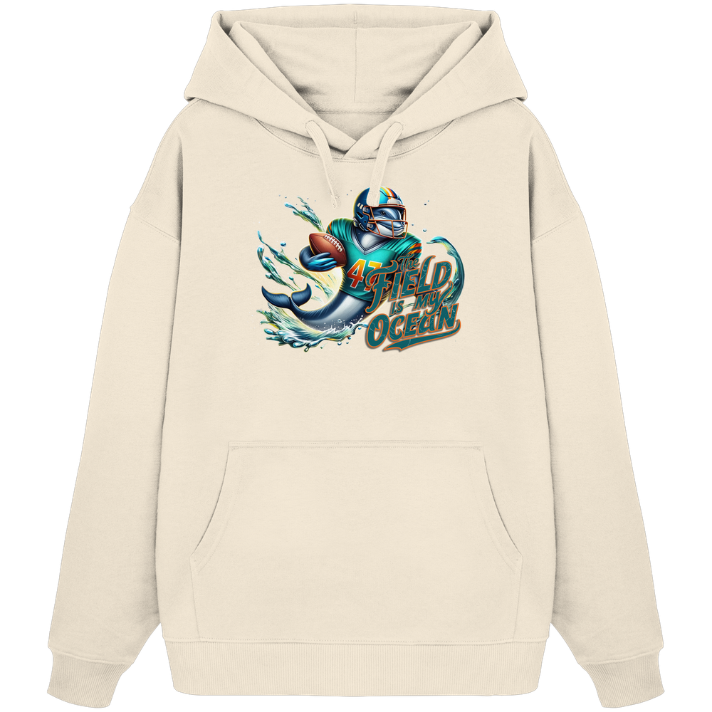 The Field is my Ocean - Organic Oversize Hoodie