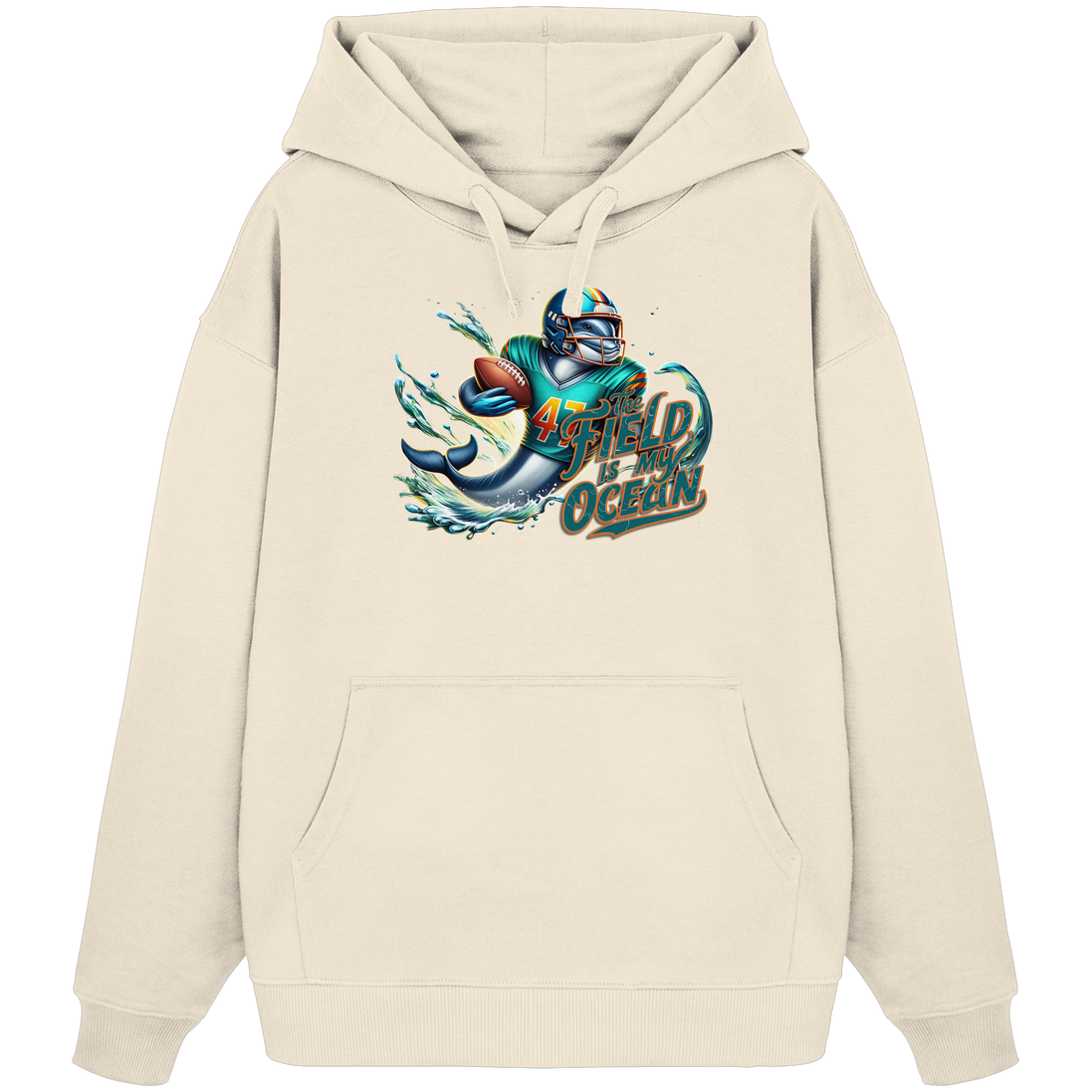 The Field is my Ocean - Organic Oversize Hoodie