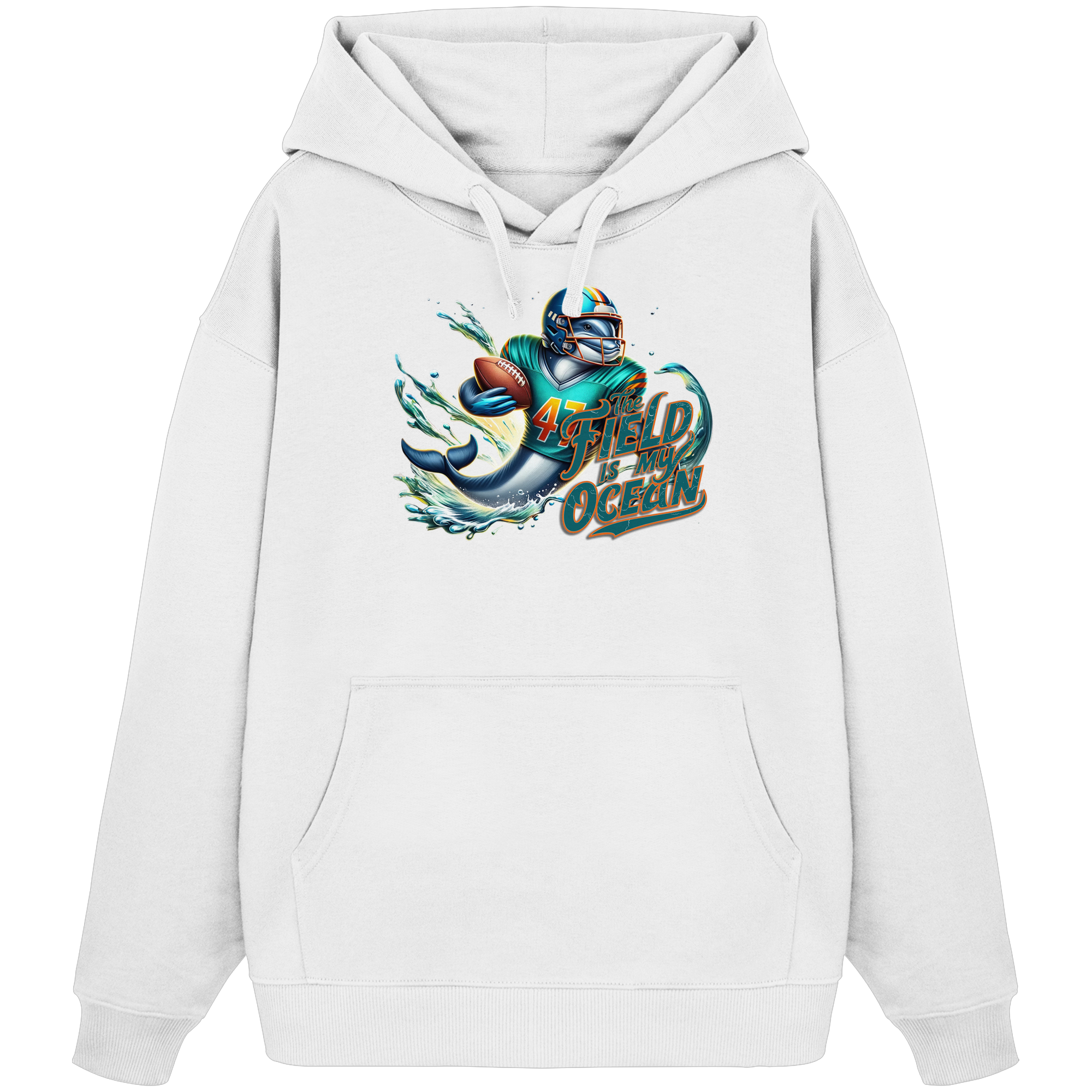 The Field is my Ocean - Organic Oversize Hoodie