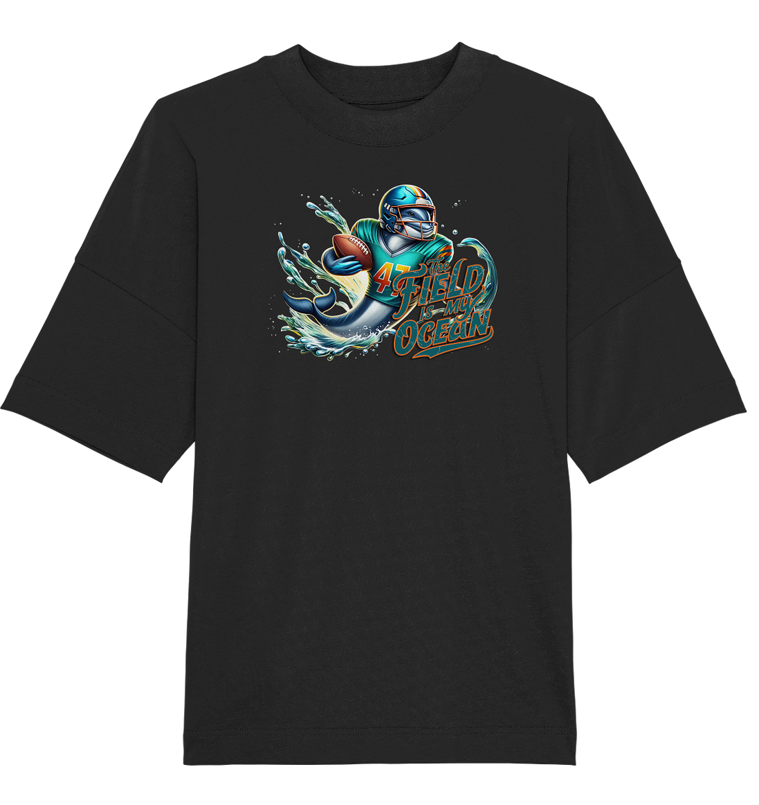 Dolphin - Organic Oversized Shirt