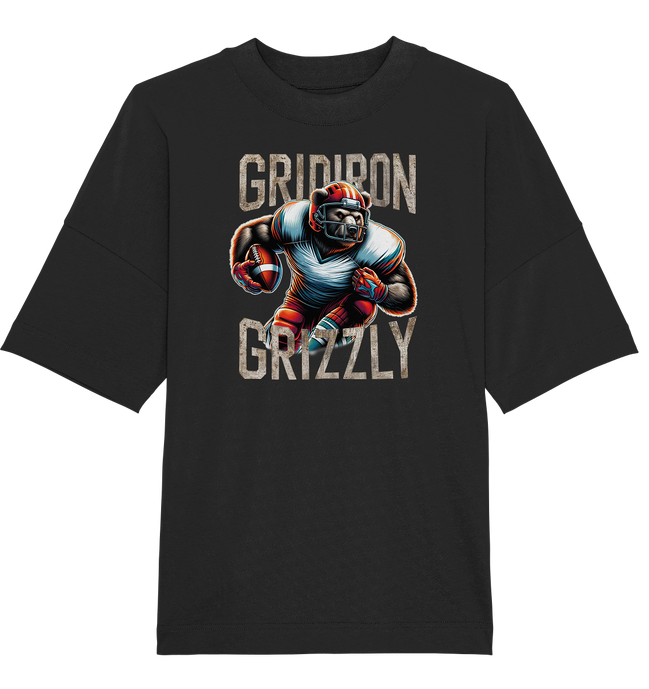 Gridiron Grizzly - Organic Oversize Shirt