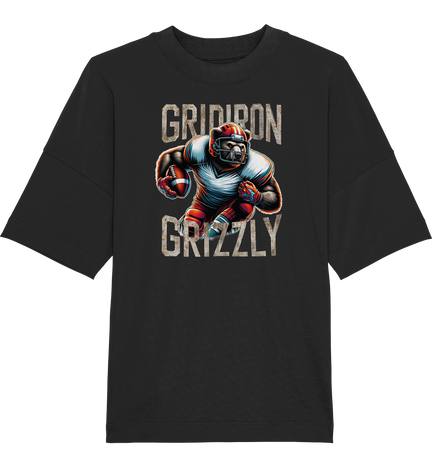 Gridiron Grizzly - Organic Oversize Shirt