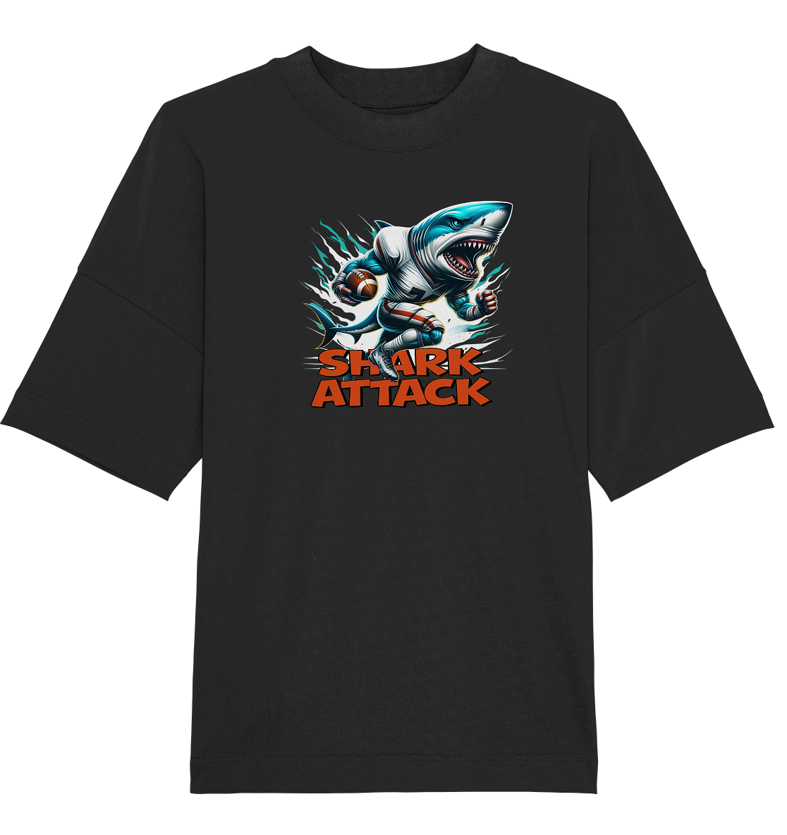 Shark Attack - Organic Oversize Shirt