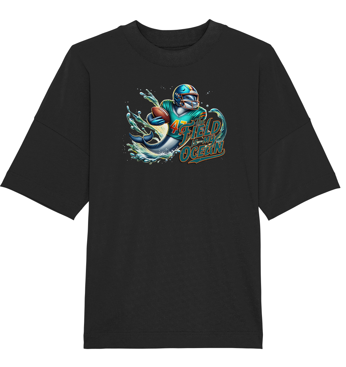 Dolphin - Organic Oversized Shirt