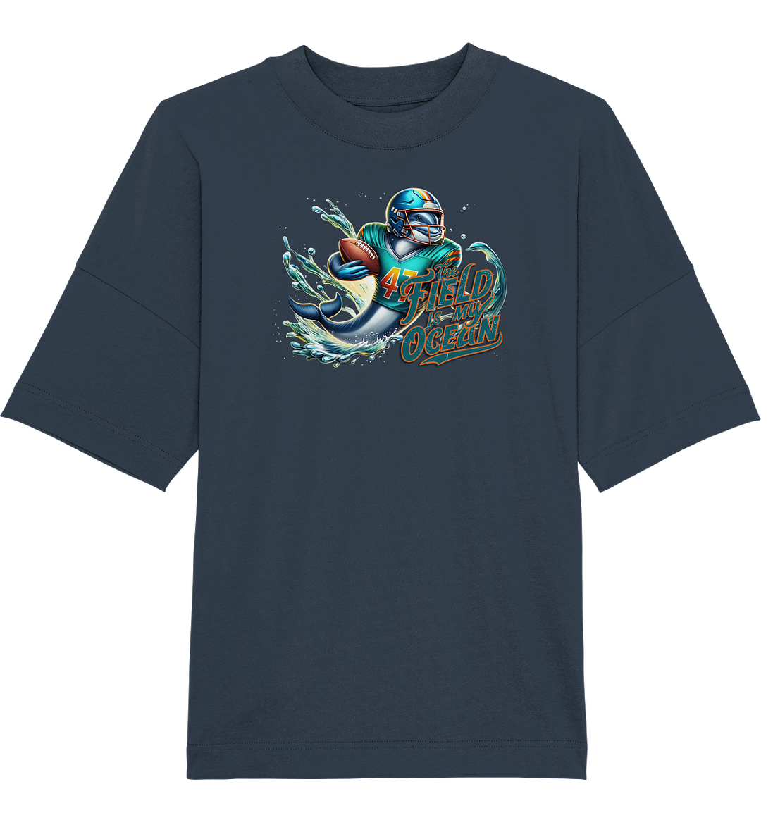Dolphin - Organic Oversized Shirt