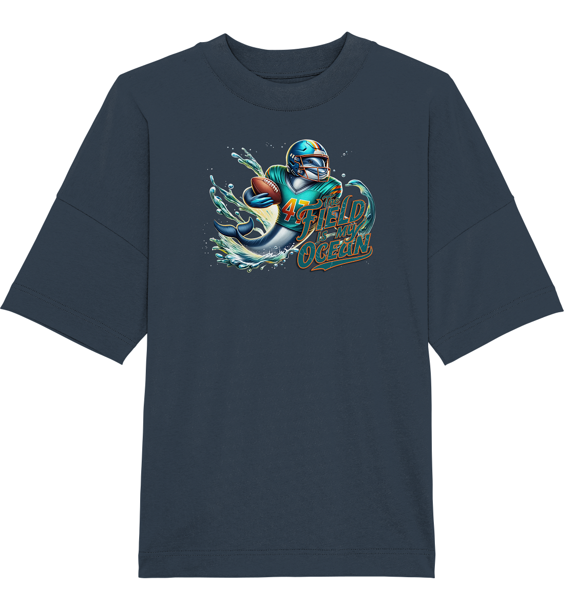 Dolphin - Organic Oversized Shirt