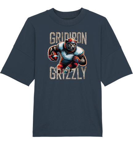Gridiron Grizzly - Organic Oversize Shirt
