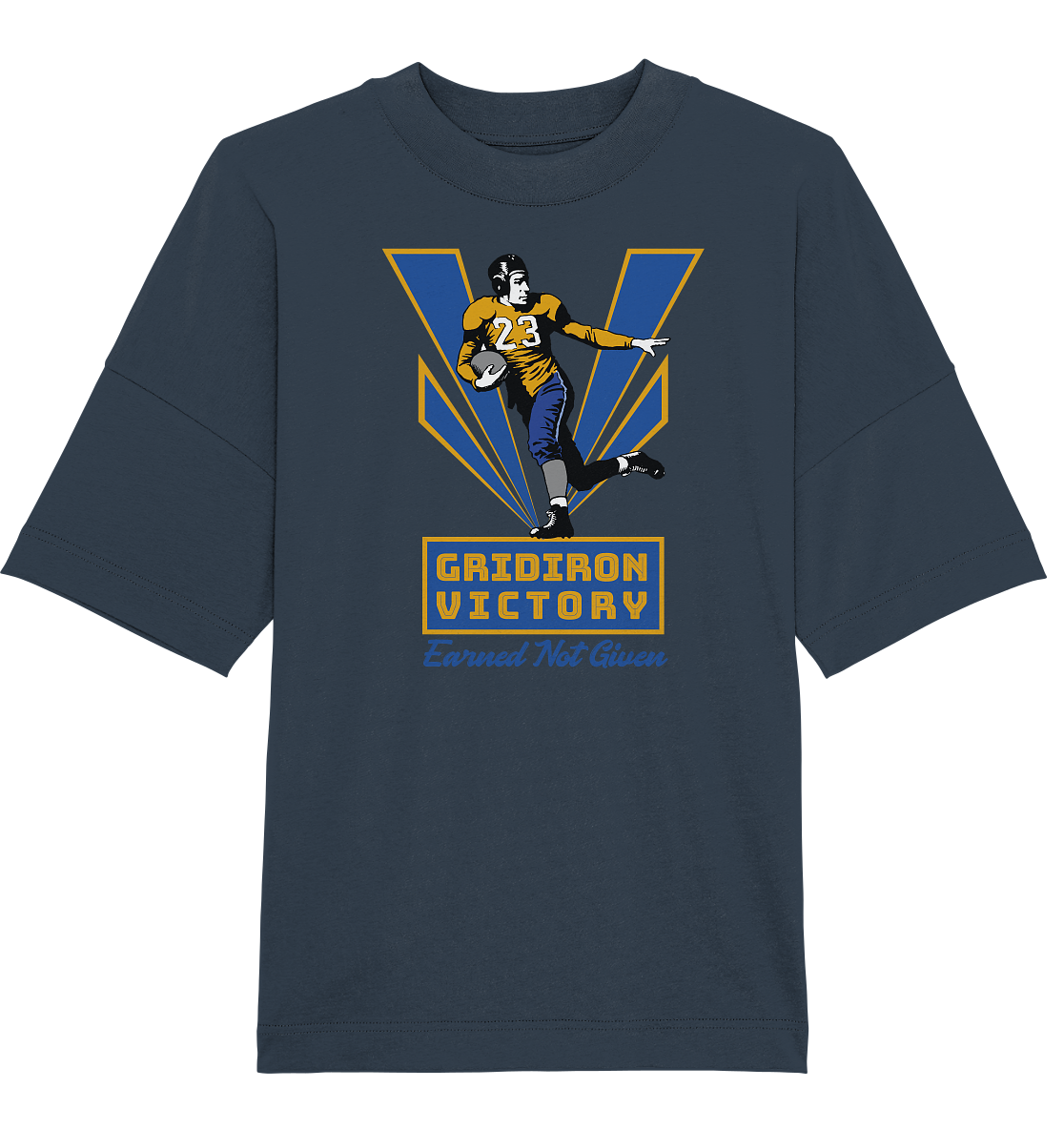 Gridiron Victory - Organic Oversize Shirt