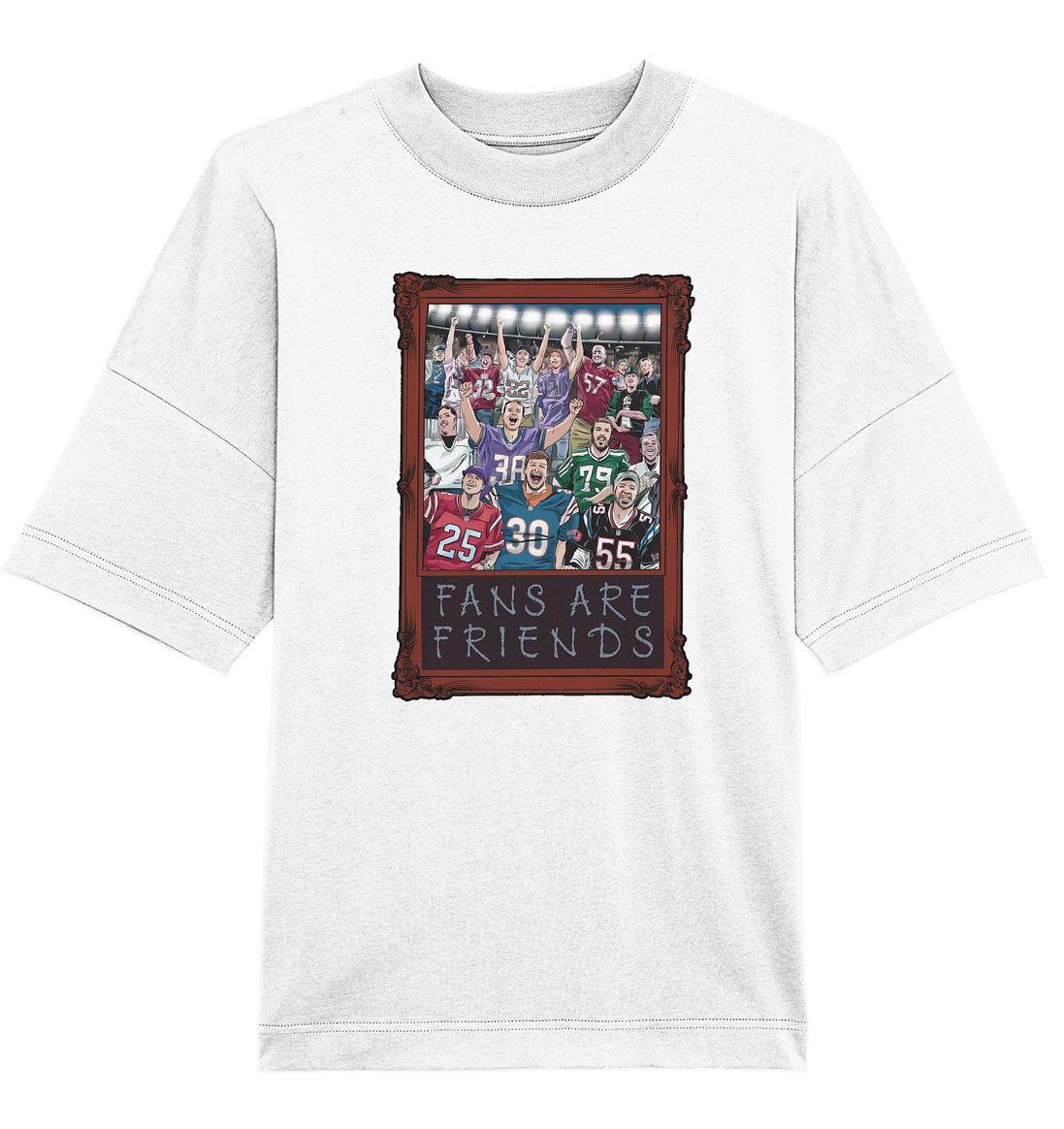 Fans are Friends - Organic Oversized T-Shirt