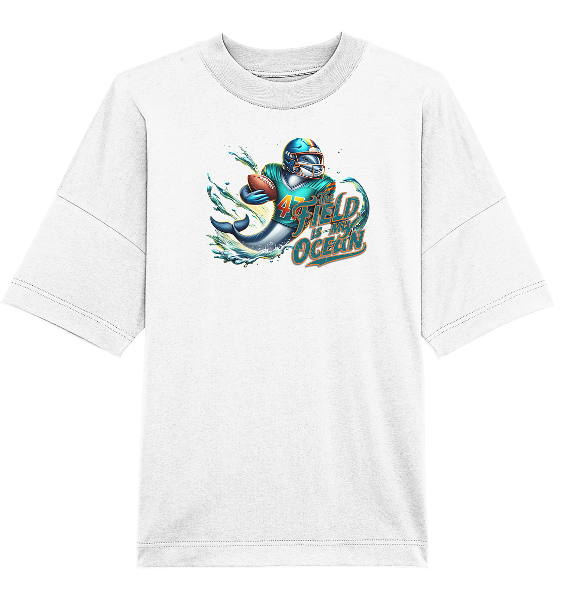 Dolphin - Organic Oversized Shirt