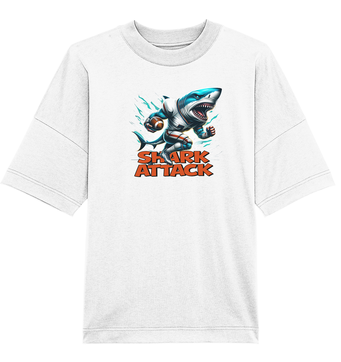 Shark Attack - Organic Oversize Shirt