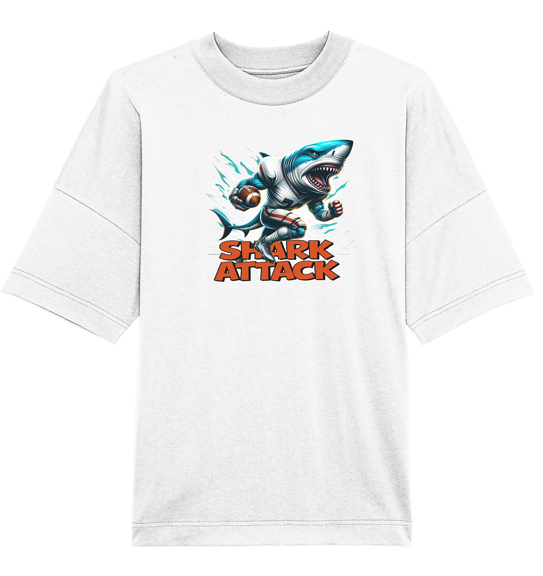 Shark Attack - Organic Oversize Shirt