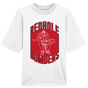 Red Hole Bombers Organic Oversize Shirt