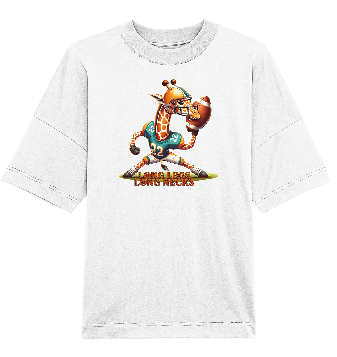 Giraffe - Organic Oversized T-shirt