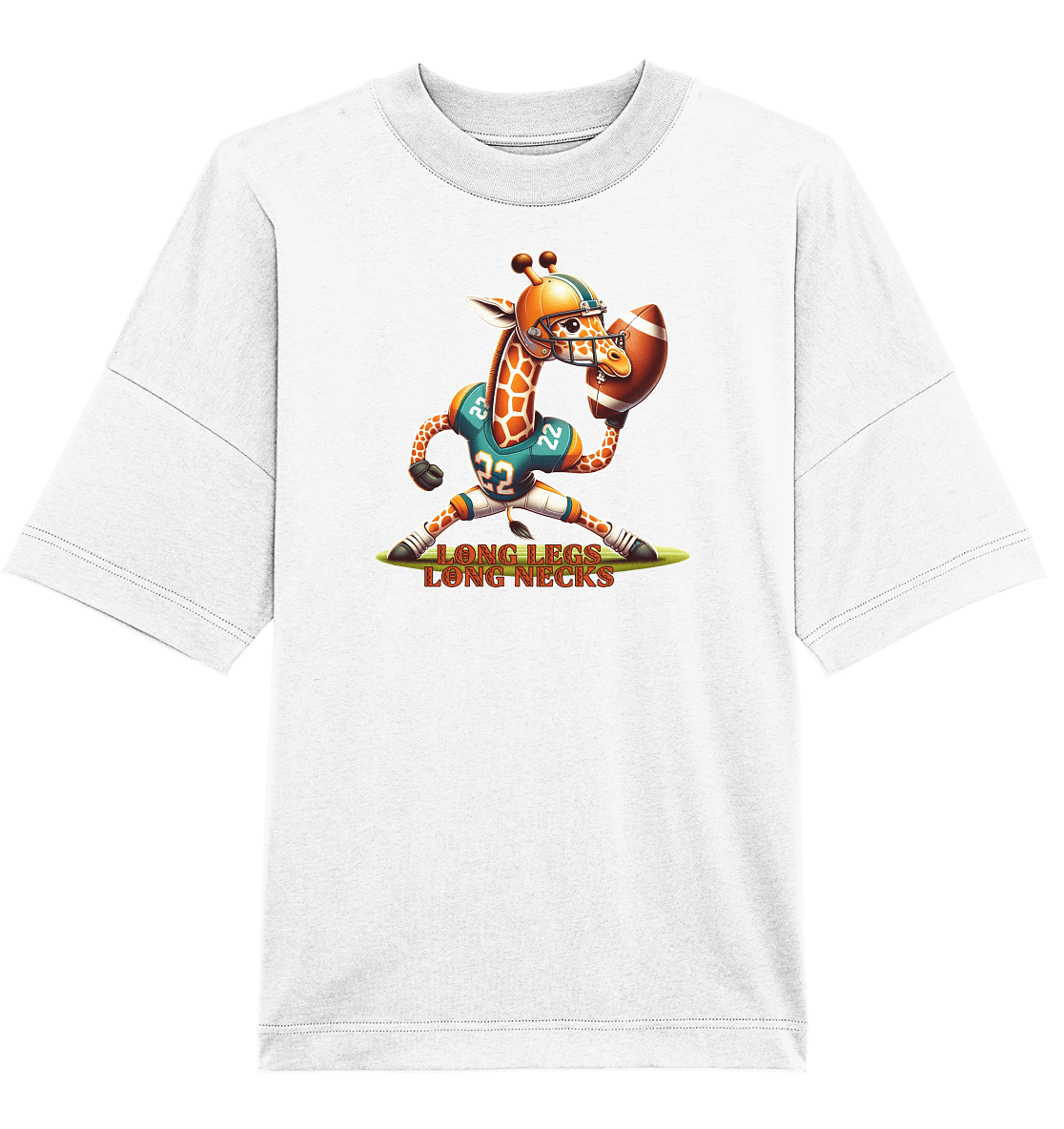 Giraffe - Organic Oversized T-shirt