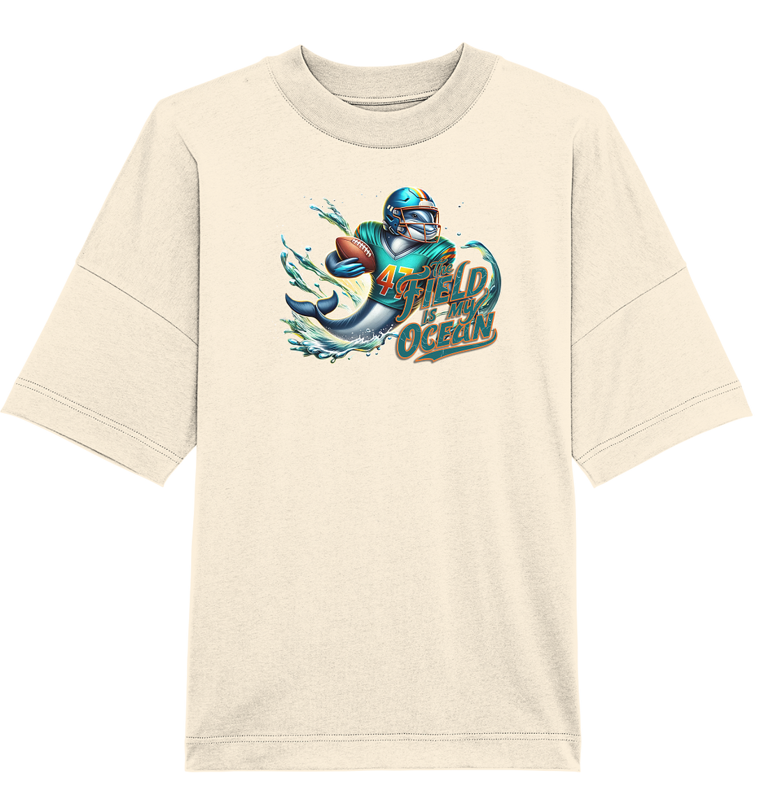 Dolphin - Organic Oversized Shirt