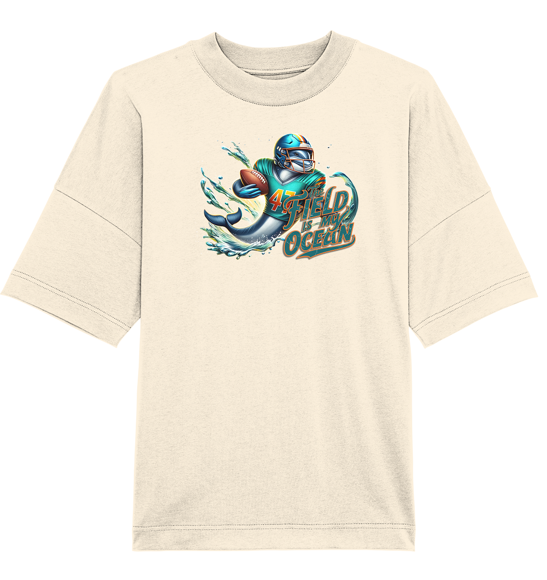 Dolphin - Organic Oversized Shirt