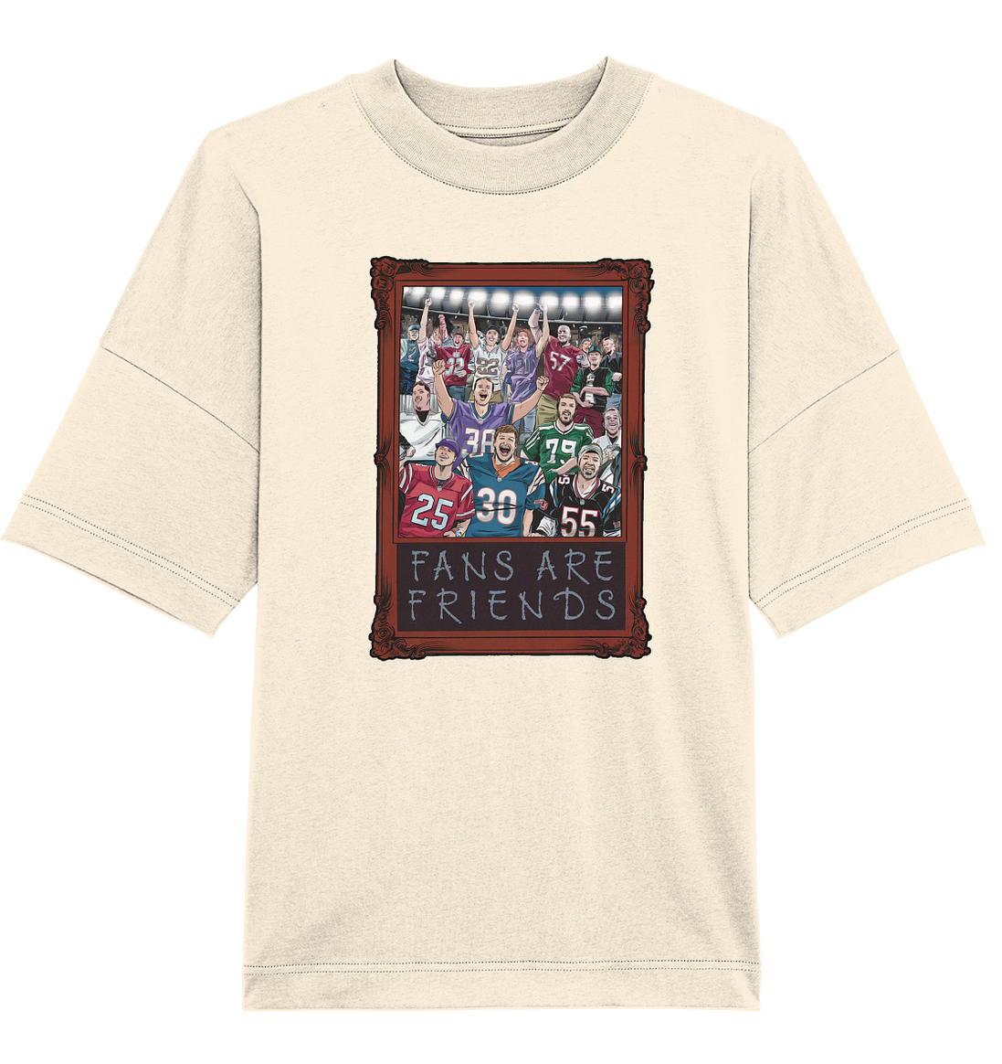 Fans are Friends - Organic Oversized T-Shirt