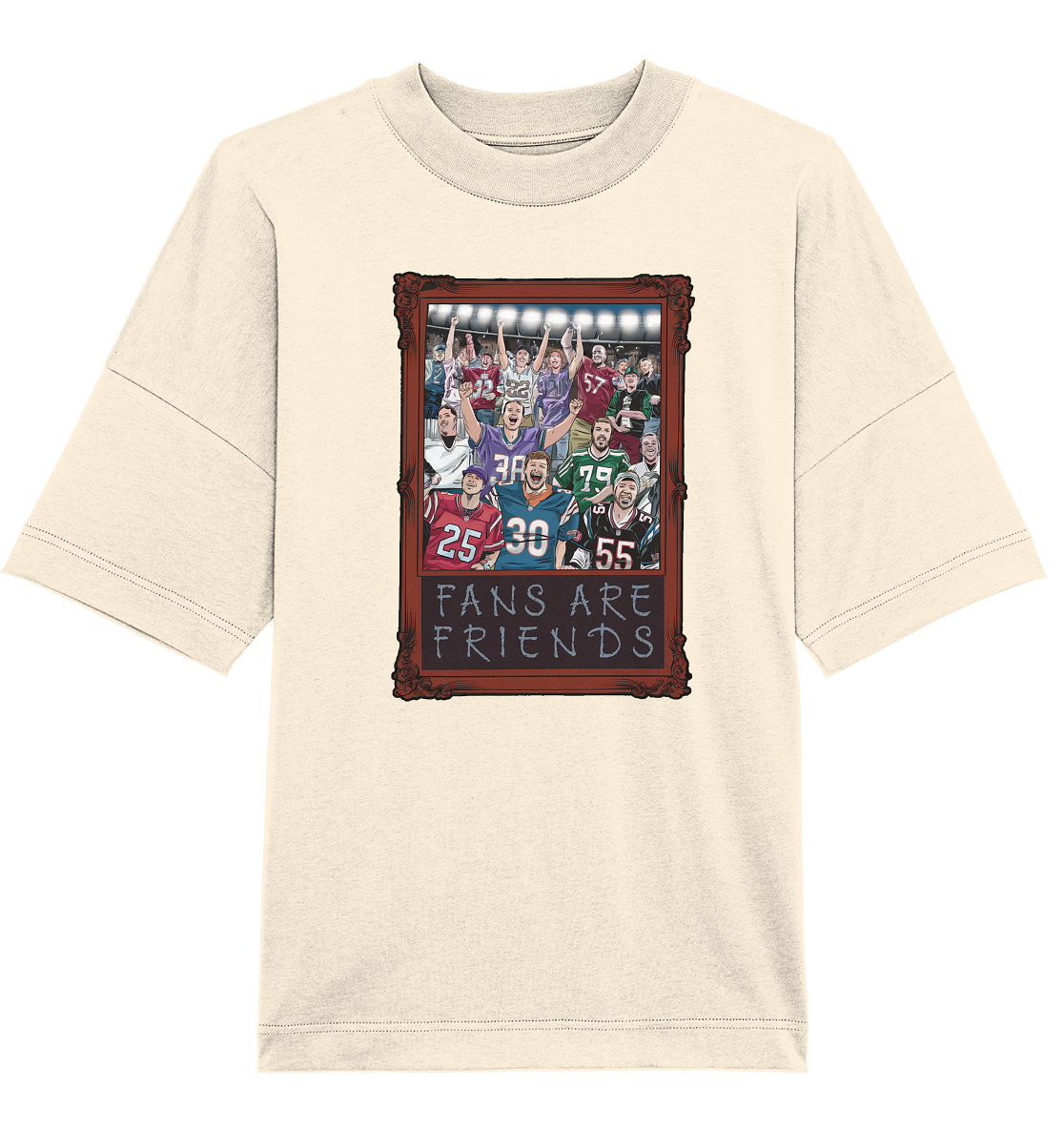 Fans are Friends - Organic Oversized T-Shirt