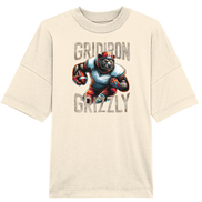 Gridiron Grizzly - Organic Oversize Shirt