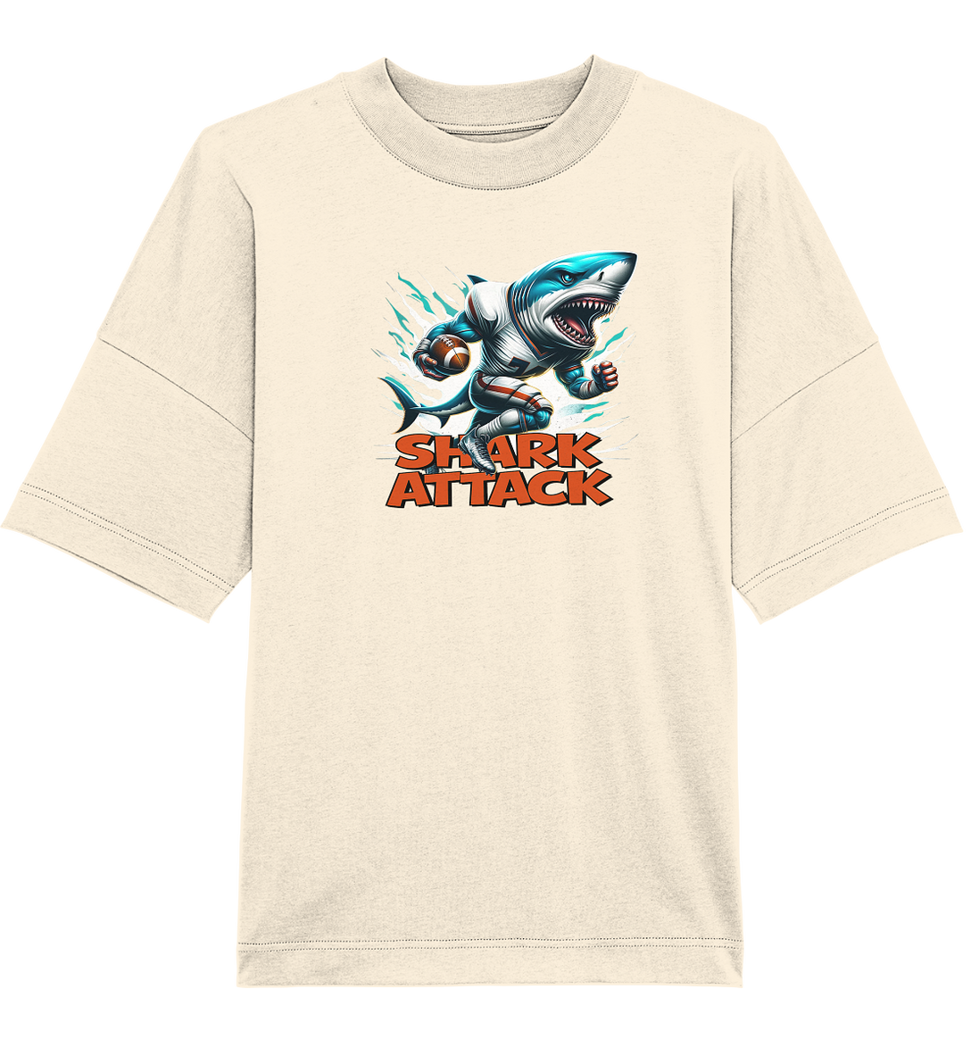 Shark Attack - Organic Oversize Shirt