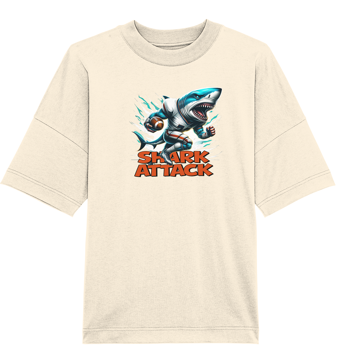 Shark Attack - Organic Oversize Shirt