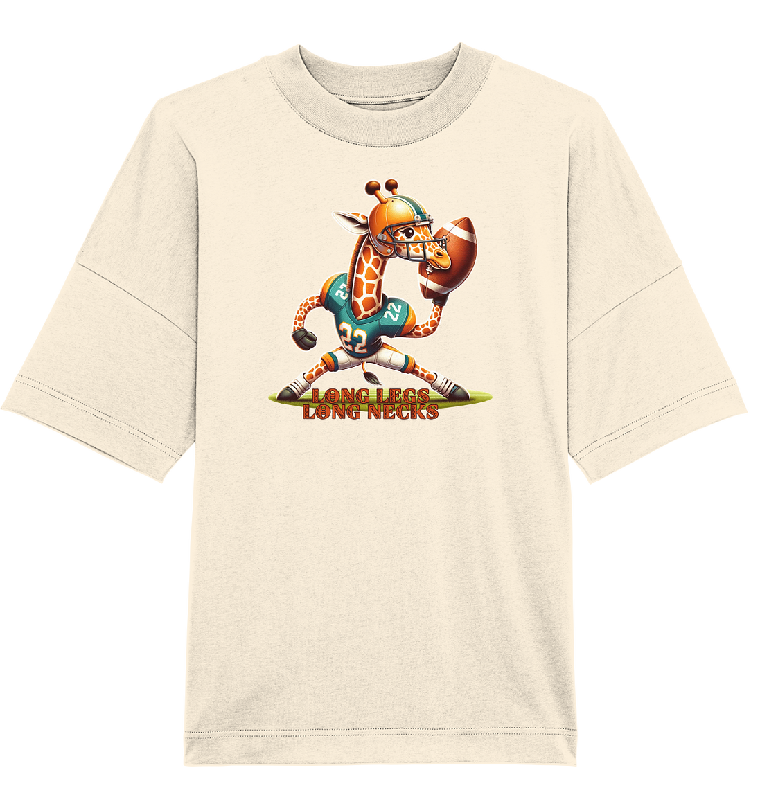 Giraffe - Organic Oversized T-shirt